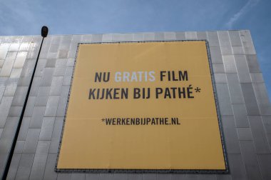 Amsterdam 'da Pathe Sineması İlan Panosu 13-9-2022