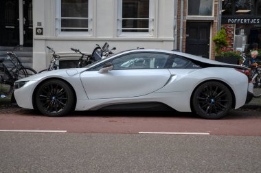 BMW Coupe Car Amsterdam 'da Hollanda 8-11-2022