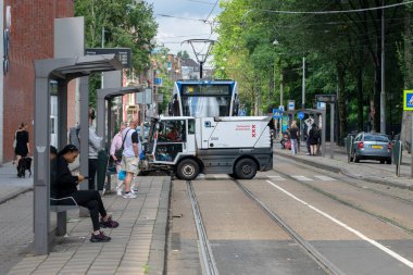 Gemeente Amsterdam 'dan Süpürge Makinesi Hollanda 8-9-2022