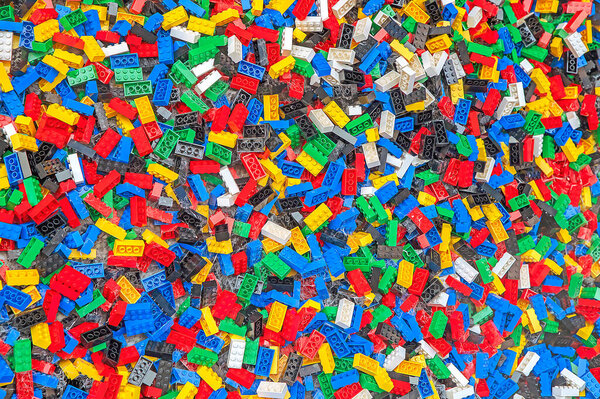 A Bunch Lego Pieces At Amsterdam The Netherlands 9-11-2022