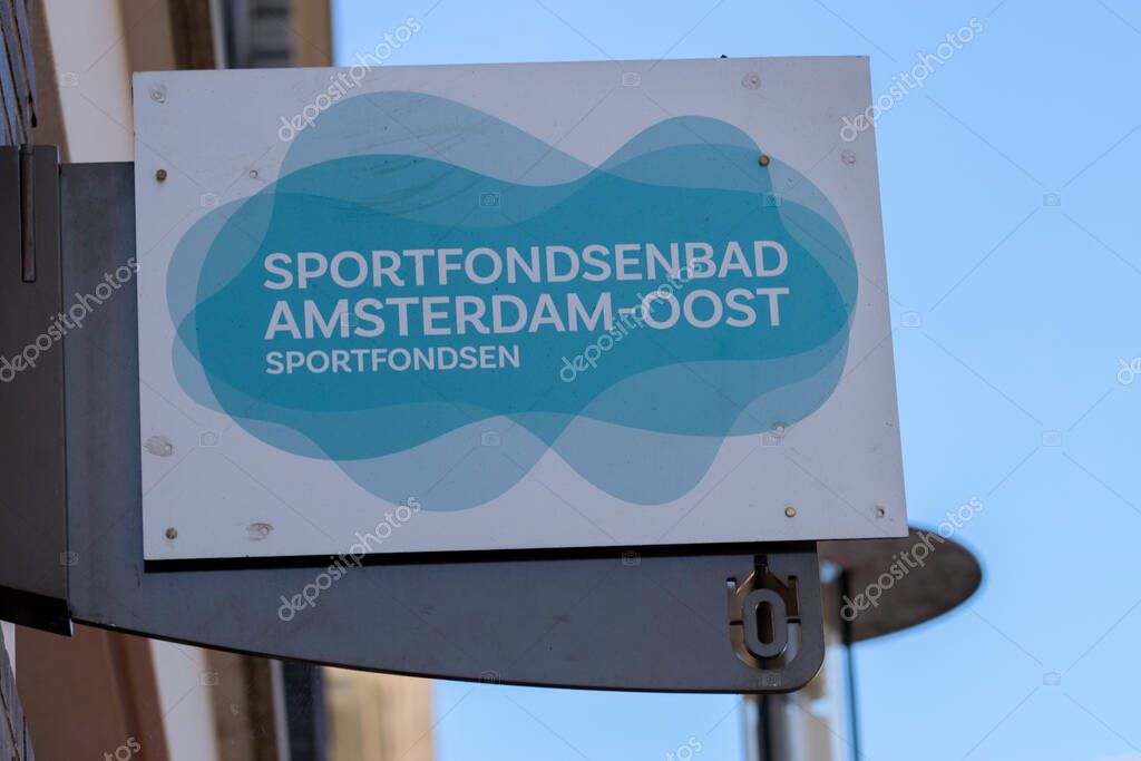 Billboard Sportfondsenbad Amsterdam-Oost At Amsterdam The Netherlands 29-6-2022