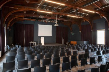 Amsterdam İngiliz Okulu 'nda sınıf odası Hollanda 11-9-2022