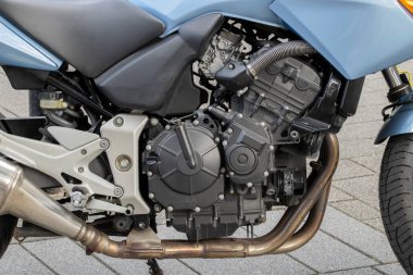 CBF 600 Honda Motoru Amsterdam 'da 26-7-2022 Hollanda