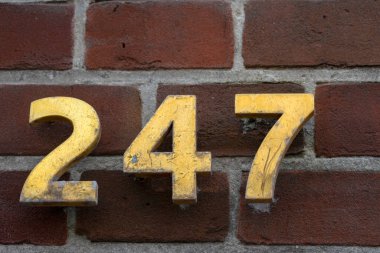 Amsterdam 'daki 247 numaralı evi kapatın. Hollanda 14-3-2022.