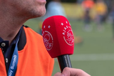 Amsterdam Ajax Televizyonu 'ndan Mikrofonu Kapat Hollanda 21-9-2022