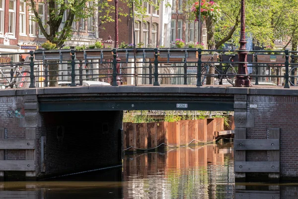 Bushuissluis Bridge Amsterdam Países Bajos 2022 — Foto de Stock