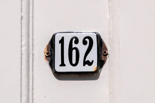 アムステルダムの家番号162を閉じる オランダ11 2022 — ストック写真