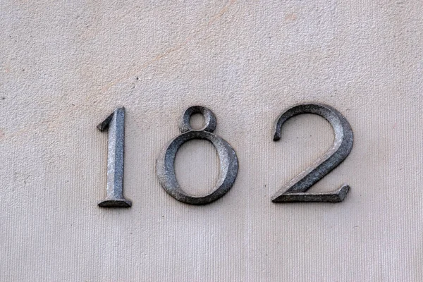 Κλείσιμο Σπίτι Αριθμός 182 Στο Άμστερνταμ Teh Ολλανδία 2022 — Φωτογραφία Αρχείου