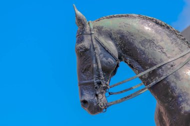 Ayrıntılı Heykel Koningin Wilhelmina Amsterdam 28-6-2022