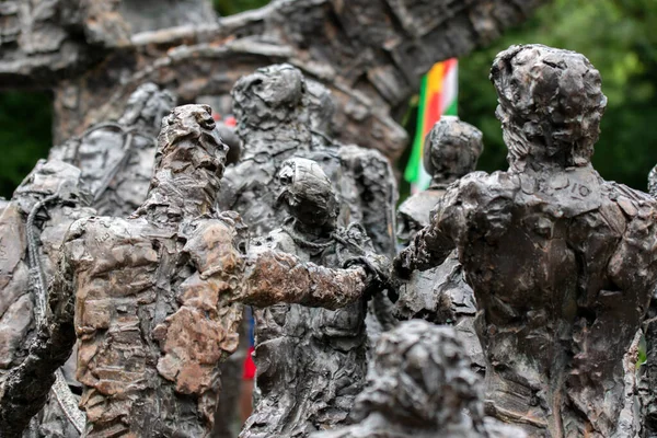 stock image Detail Slavery Monument At The Keti Koti Festival At Amsterdam The Netherlands 1-7-2022