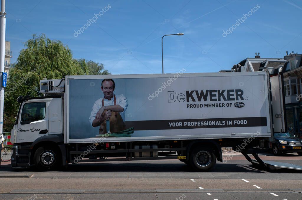 De Kweker Company Truck At Amsterdam The Netherlands 15-6-2022