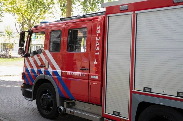 アムステルダムの消防車 オランダ4 2022 — ストック写真