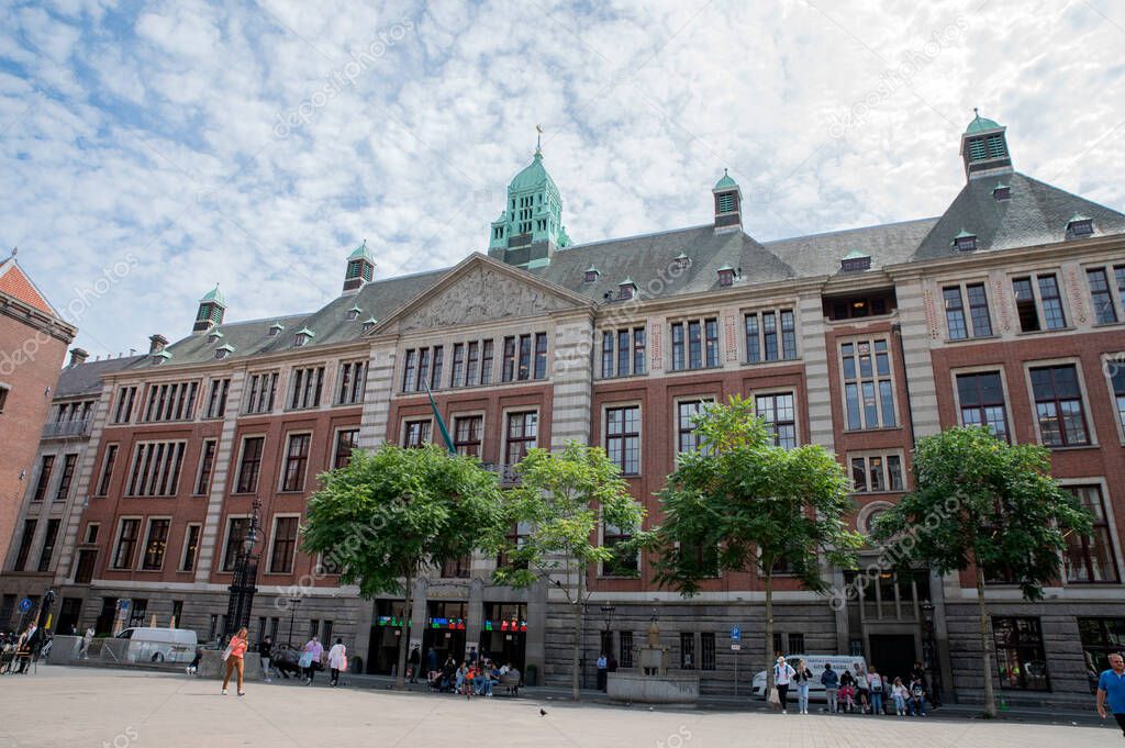 Euronext Building At Amsterdam The Netherlands 28-7-2022
