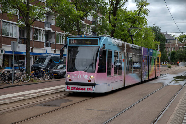 Gaypride The Tram At Amsterdam Нидерланды 22-7-2022