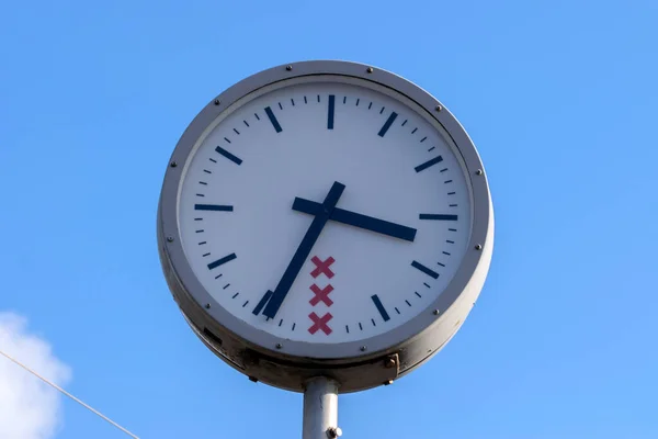 stock image Gemeente Amsterdam Clock At Amsterdam The Netherlands 14-3-2022