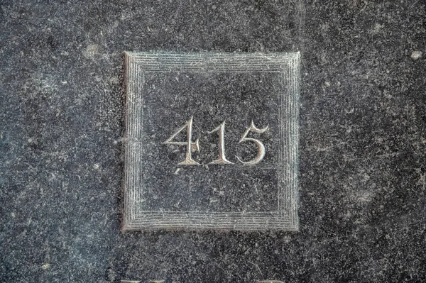 アムステルダム旧教会内の墓番号 オランダ15 2022 — ストック写真