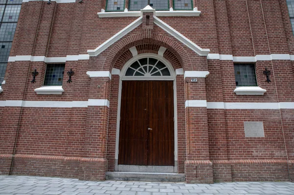 Entrada Igreja Handwegkerk Amstelveen Holanda 2022 — Fotografia de Stock