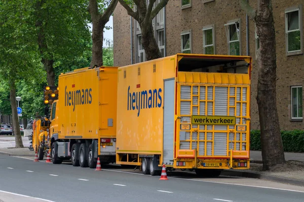 Heijmans Company Truck Amsterdam Países Bajos 2022 — Foto de Stock