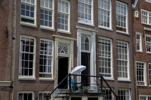 Historische Huizen Het Begijnhof Amsterdam 2022 — Stockfoto