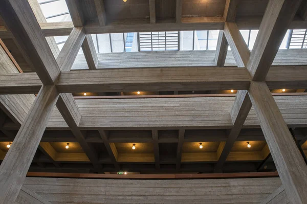 Wnętrze Budynku Dawnej Sprawiedliwości Amsterdamie 2022 — Zdjęcie stockowe