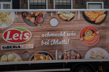 Amsterdam 'daki Leis Şirketi Kamyonu Hollanda 23-6-2022