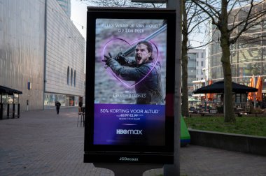 Amsterdam 'da HBO Max Reklamını İzle Hollanda 11-3-2022