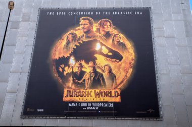 Film Billboard Jurassic World Dominion Amsterdam 13-6-2022