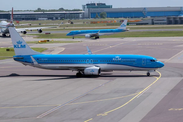 Klm Boeing Avión Ámsterdam Países Bajos 2022 — Foto de Stock