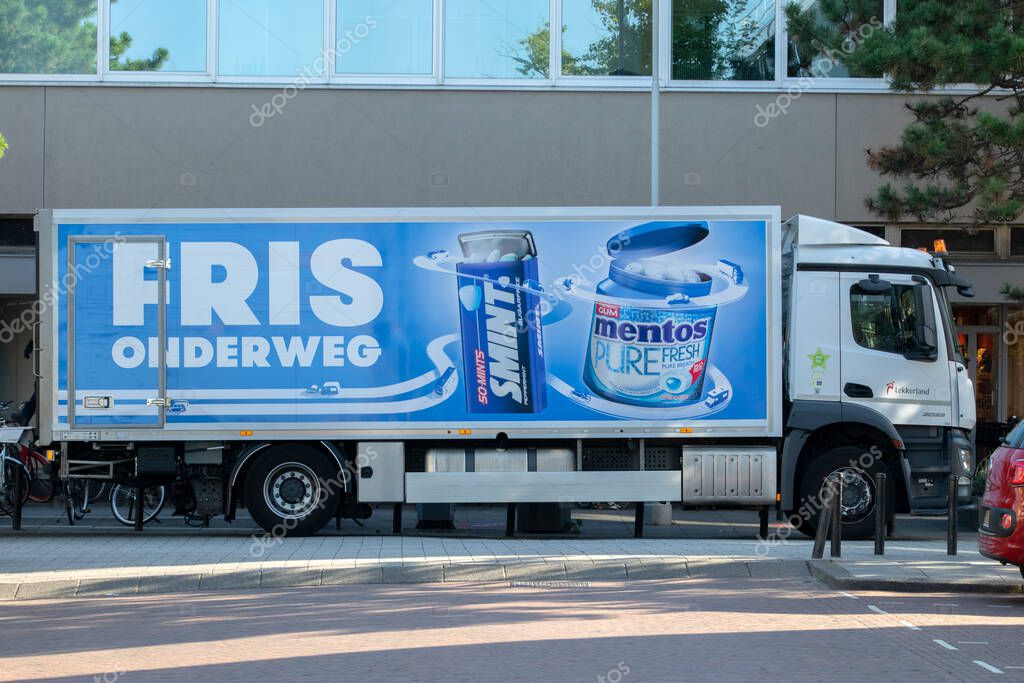 Mentos Company Truck At Amsterdam The Netherlands 20-8-2022