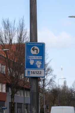 Amsterdam 'da Ücretli Park Tabelası 30-1-2022