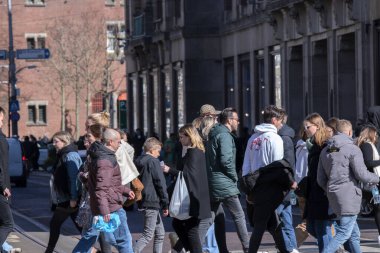 Amsterdam 'da Yürüyen Zebralar 19-3-2022
