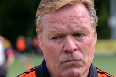 Portre Ronald Koeman Amsterdam 'daki Johan Cruijff Vakfı' nın açılış gününde 21-9-2022