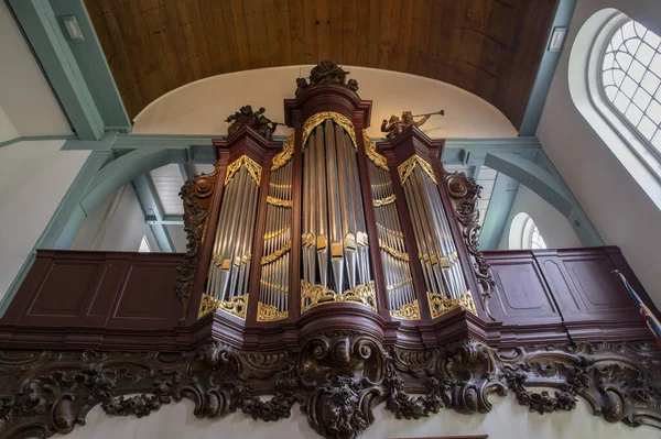 Organ English Reformed Church Begijnhof Στο Άμστερνταμ Της Ολλανδίας 2022 — Φωτογραφία Αρχείου