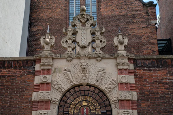 Adorno Entrada Iglesia Agnietenkapel Ámsterdam Los Países Bajos 2022 — Foto de Stock