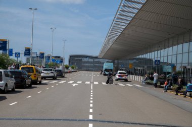 Schiphol Havaalanı Yolu Hollanda 14-5-2022