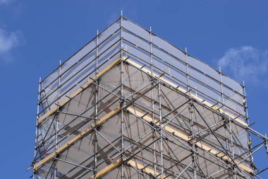 Amsterdam 'daki Ölü Heykelin Anısına Yapılan İskeleler 11-6-2022