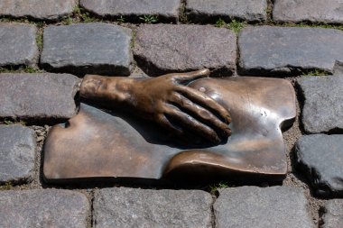 Amsterdam 'daki Borstplaat Heykeli Hollanda 11-6-2022