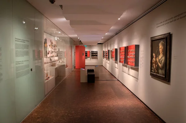 Main Exhibition Room Jewish Museum Amsterdam Netherlands 2022 — Stock Photo, Image