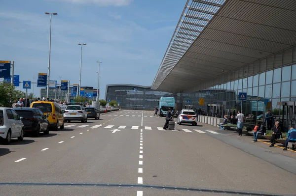 Road Schiphol Airport Netherlands 2022 — Stock Photo, Image