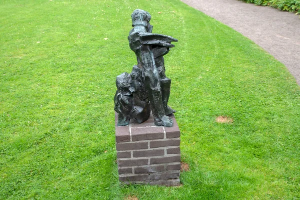 Статуя Солдата Амстердаме Нидерланды 2022 — стоковое фото