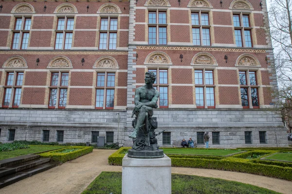 Estatua Mercurio Jardín Libre Del Museo Del Rijksmuseum Ámsterdam 2022 — Foto de Stock