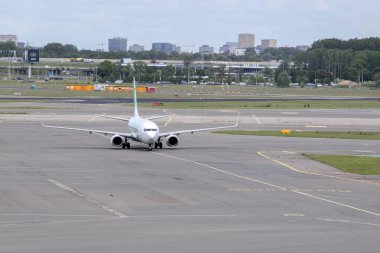 Transavia uçağı Schiphol Havaalanında 25-5-2022 Hollanda