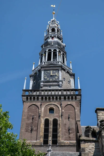 Tour Vieille Église Amsterdam Pays Bas 2022 — Photo