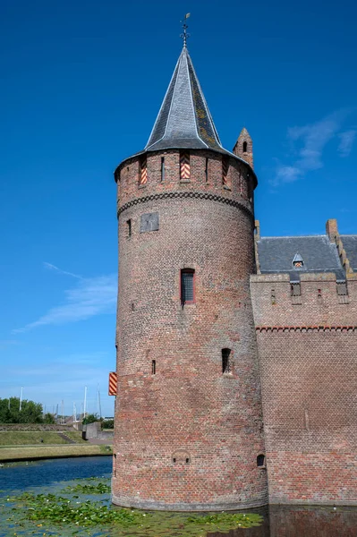 Toren Bij Kasteel Muiderslot Muiden 2022 — Stockfoto