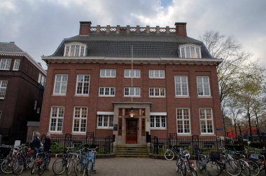 Amsterdam 'daki Rijksmuseum Ofis Binası Hollanda 23-11-2022