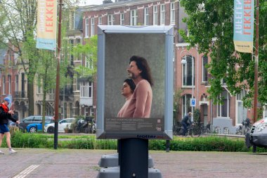 Billboard Açık Zihin Amsterdam 'da Fotoğraf Sergisi Hollanda 8-5-2023