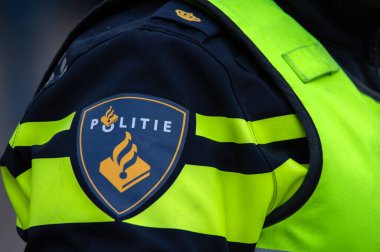 Amsterdam 'daki Yan Görünüm Logosunu Kapat Hollanda 23-3-2024
