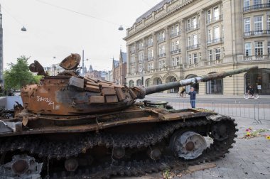 Amsterdam 'da Hasarlı Rus Tankı 26-5-2023