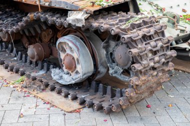 Amsterdam 'da Hasarlı Rus Tankı 26-5-2023