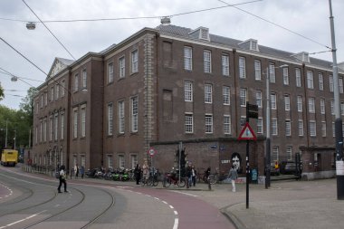 Amsterdam 'daki Amsta Dr Sarphatihuis Binası Hollanda 24-5-2024